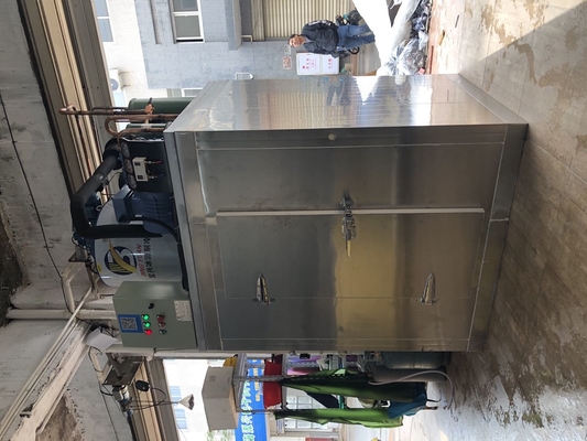 1 2 3 5 εύκολη μηχανή νιφάδων πάγου αερόψυξης ελέγχου 10 τόνου για υψηλό αξιόπιστο ψαριών