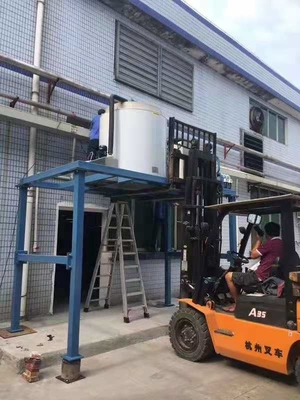 Snowflake 70kw 10ton μηχανή κατασκευαστών πάγου για το δοχείο ψύξης θαλασσινών