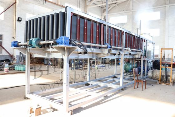 10000KG 33.98KW 380V καθαρίζει τη μηχανή φραγμών πάγου, σαφής κατασκευαστής φραγμών πάγου