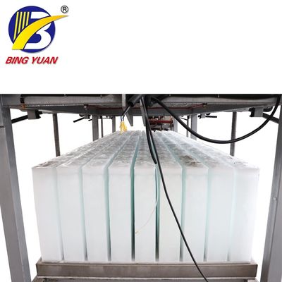 10000KG 33.98KW 380V καθαρίζει τη μηχανή φραγμών πάγου, σαφής κατασκευαστής φραγμών πάγου