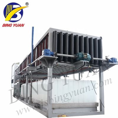 10000KG 33.98KW 380V καθαρίζει τη μηχανή φραγμών πάγου, σαφής κατασκευαστής φραγμών πάγου