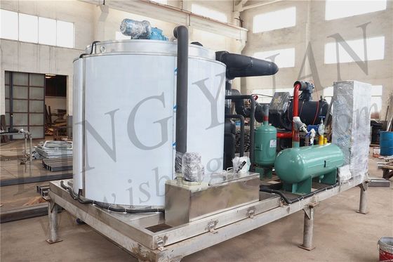 Ανοξείδωτο 34.31KW 2200KG 10 χιονιού τόνοι κατασκευαστών πάγου