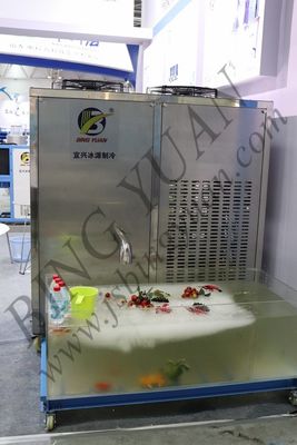 220 βολτ ψυκτική μηχανή πηλού 1 τόνου, αυτόματη παγοποιητική μηχανή