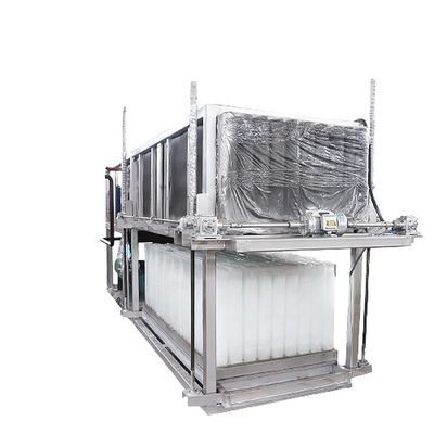 10000KG 33.98KW 380V καθαρίζει τη μηχανή φραγμών πάγου, σαφής κατασκευαστής φραγμών πάγου