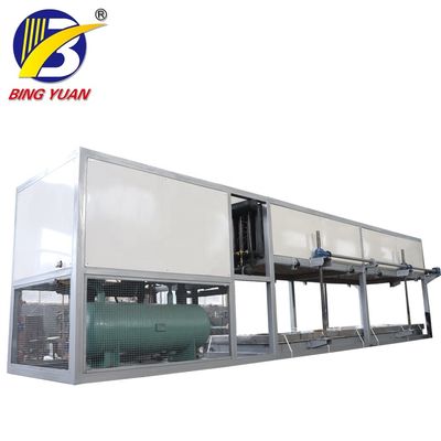 10000KG 33.98KW 380V καθαρίζει τη μηχανή φραγμών πάγου, σαφής κατασκευαστής φραγμών πάγου